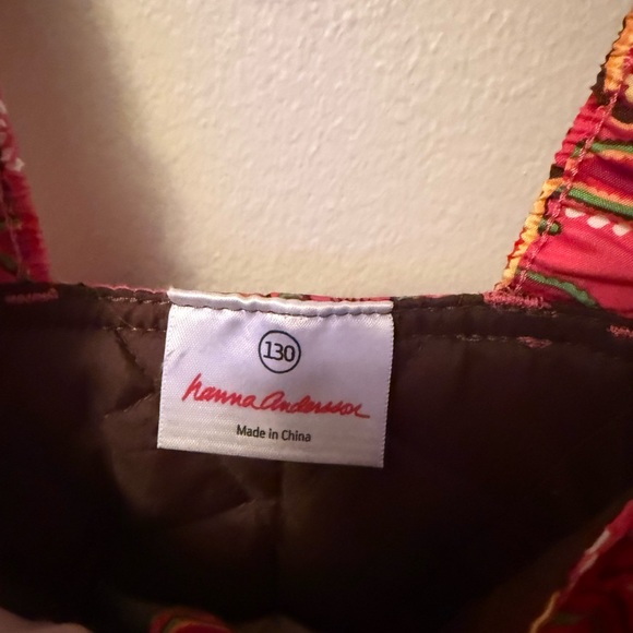 Hanna Andersson Pink Colorful Ski Bib - Picture 4 of 4